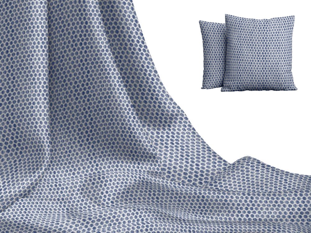 Stoff Meterware Barceloneta in Blau | Kollektion Barcelona IN&OUT Stoff Meterware Barceloneta in Blau | Kollektion Barcelona IN&OUT
