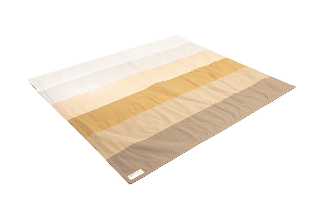 Multifunktions-Outdoordecke in beige-braun