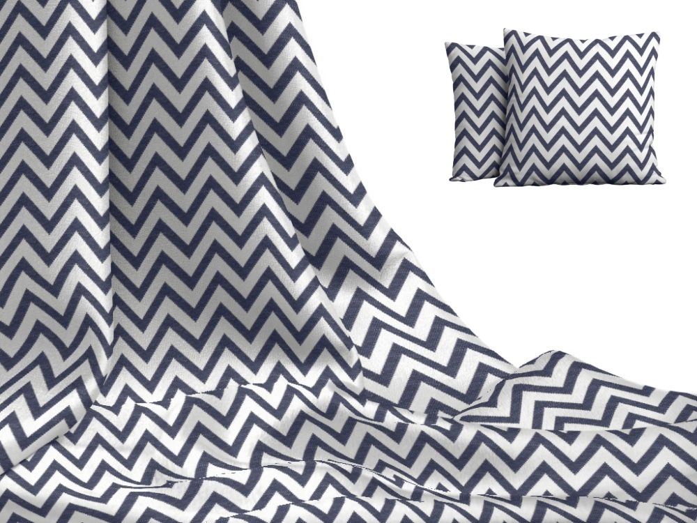 Stoff Meterware Kollektion IN&OUT Amlapura blau Stoff Meterware Kollektion IN&OUT Amlapura blau