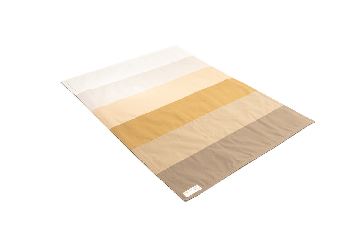 Multifunktions-Outdoordecke in beige-braun